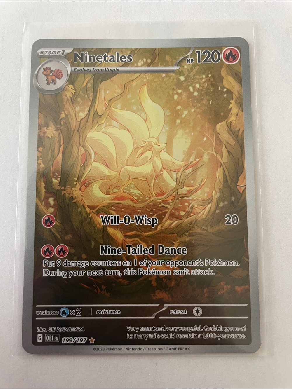 Ninetales Full Art Card #199